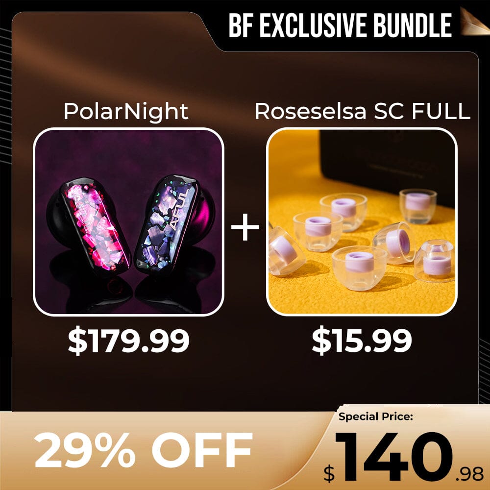 HiFiGo IEM Bundle HiFiGo AFUL Polarnight 3.5mm + Roseselsa SC Full Bundle 