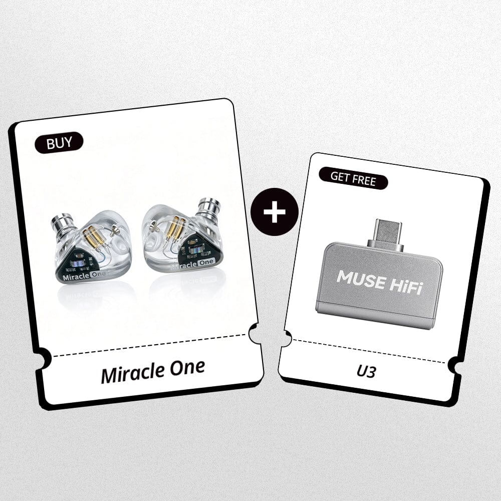 HiFiGo IEM & DAC/AMP Deals with Free Gifts HiFiGo MiracleOne + Free Gift U3 
