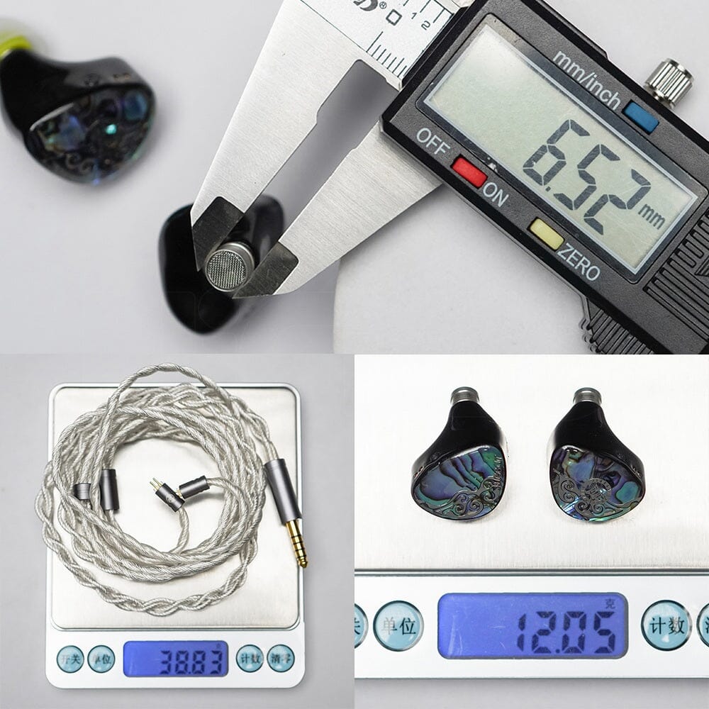 JUZEAR Butterfly 61T 6BA+1DD Hi-Fi In-Ear Monitors HiFiGo 