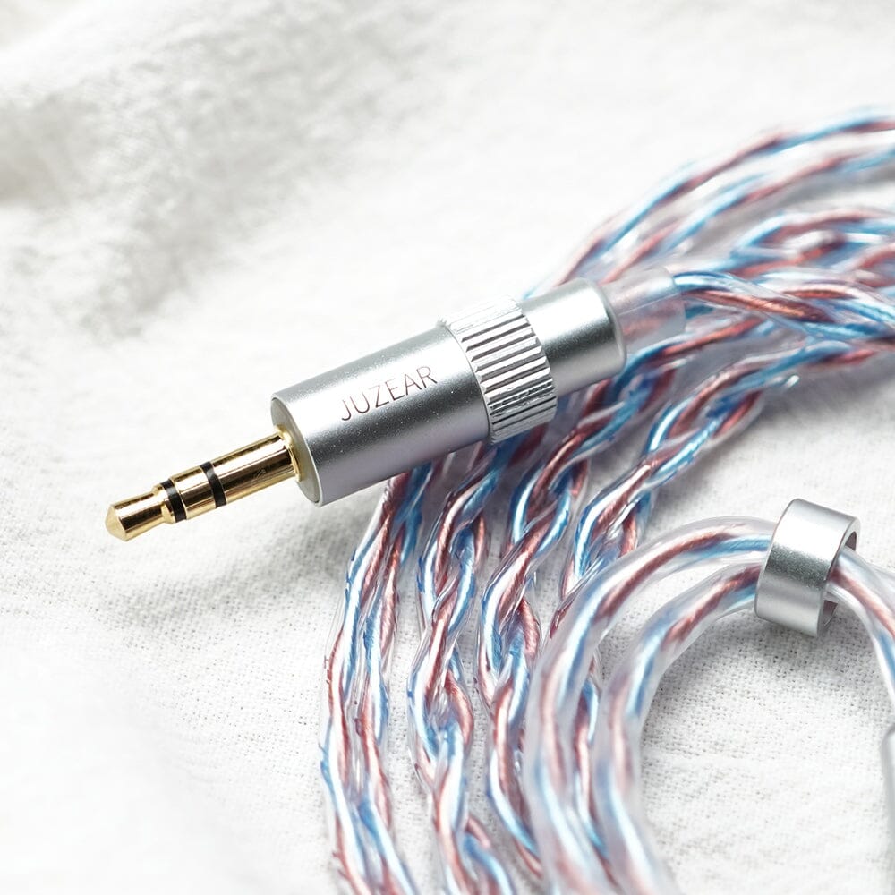 JUZEAR Flare 6N SPOCC+SCCW Hybrid Defiant Original Earphone Cable HiFiGo 