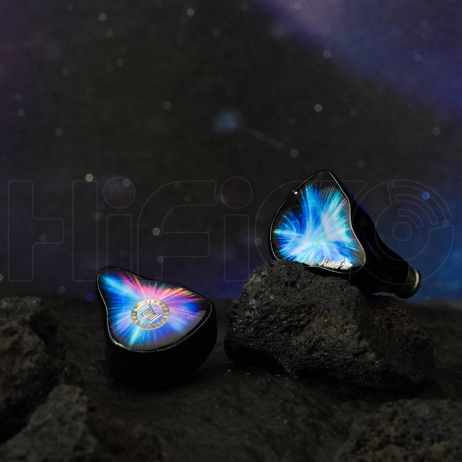 JUZEAR Nebula 1DD + 3BA + 1Planar Tribrid Drivers IEMs HiFiGo 