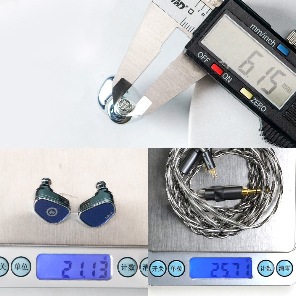 JUZEAR POISE Series Nimbus Warm-Balanced Single Dynamic Driver IEMs HiFiGo 