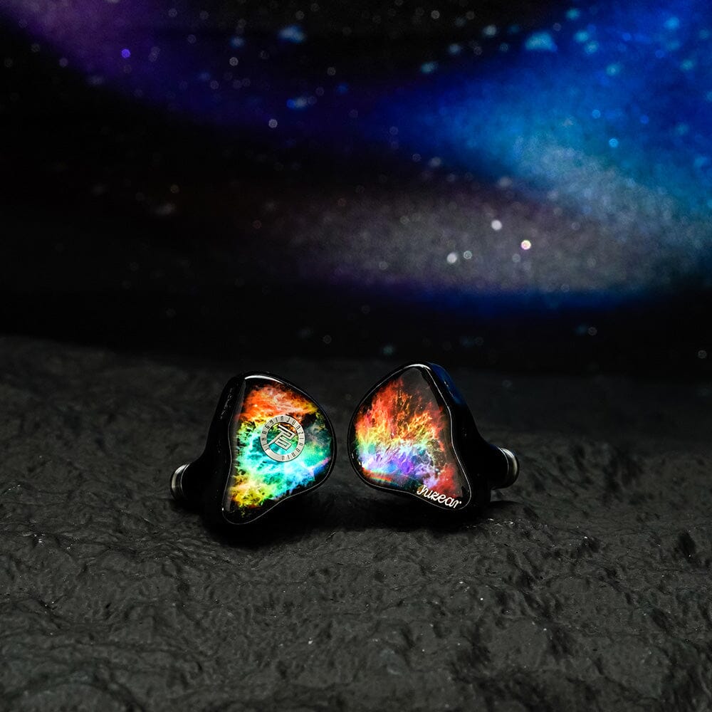 JUZEAR x KOTO POISE Series Nebula 1DD + 3BA + 1Planar Tribrid Drivers IEMs HiFiGo Nebula Ember 