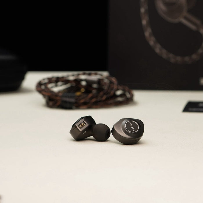 KEFINE Delci 10mm DLC+PU Diaphragm Dynamic Driver IEMs — HiFiGo