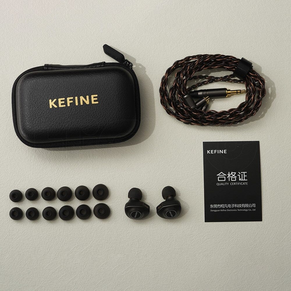 KEFINE Delci 10mm DLC+PU Diaphragm Dynamic Driver IEMs HiFiGo 