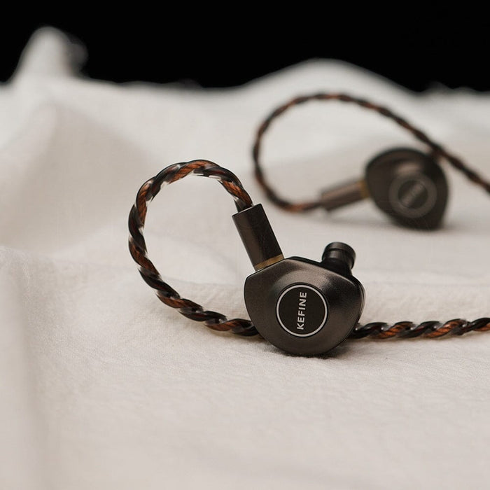 KEFINE Delci 10mm DLC+PU Diaphragm Dynamic Driver IEMs — HiFiGo