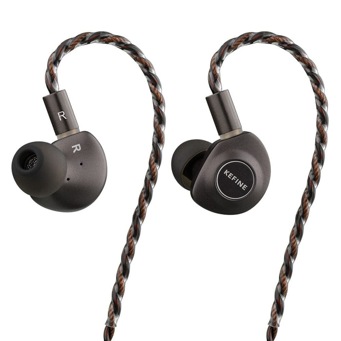 KEFINE Delci 10mm DLC+PU Diaphragm Dynamic Driver IEMs — HiFiGo