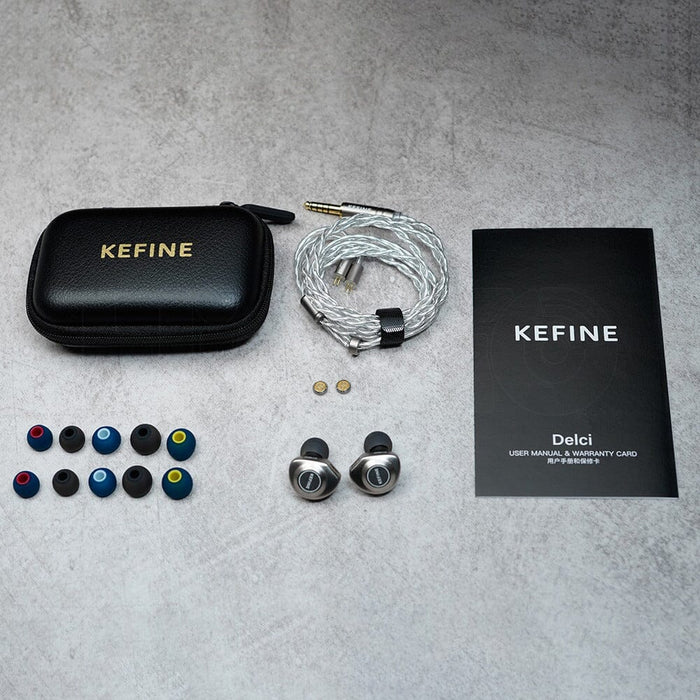 KEFINE Delci AE 10mm Dynamic Driver In-Ear Earphone HiFiGo 