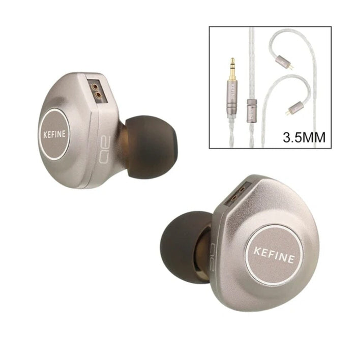 KEFINE Delci AE 10mm Dynamic Driver In-Ear Earphone HiFiGo Delci AE-3.5mm 