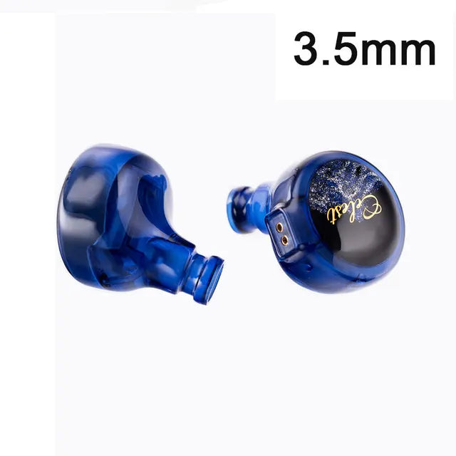 Kinera Celest Pandamon 2.0 10mm Square Planar Driver In-Ear Monitors HiFiGo Blue-3.5mm 