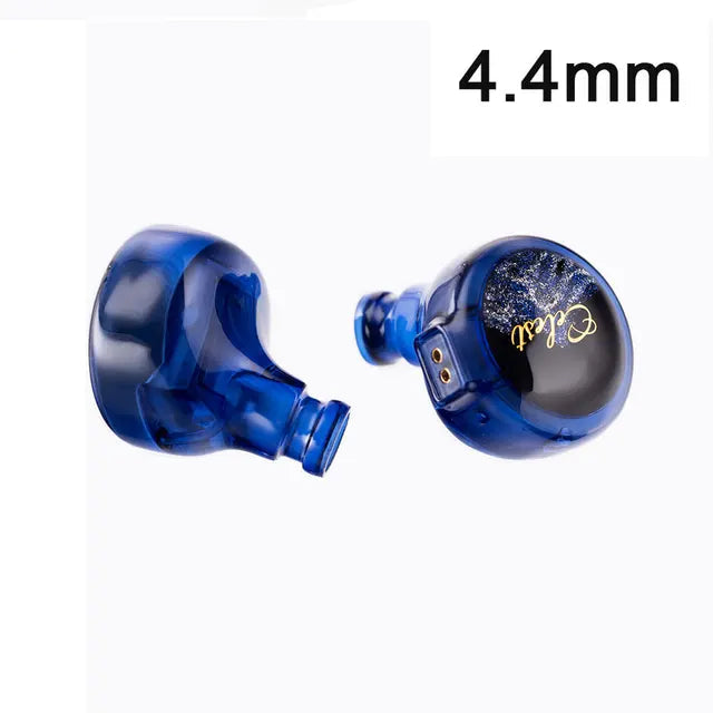Kinera Celest Pandamon 2.0 10mm Square Planar Driver In-Ear Monitors HiFiGo Blue-4.4mm 