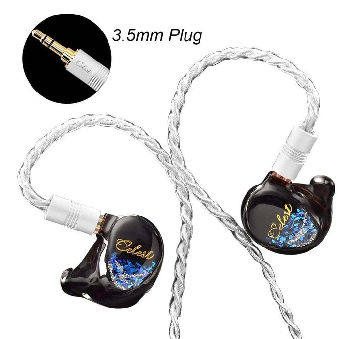 Kinera Celest Plutus Beast 1 BC+1 BA+1 SPD™ In-Ear Monitors HiFiGo Plutus Beast- Blue- 3.5mm 