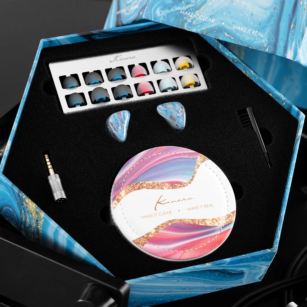Kinera Freya 2.0 3BA + 1 DD Hybrid In-Ear Earphone HiFiGo 