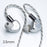 LETSHUOER S12 14.8mm Planar Magnetic Driver IEM Earphone HiFiGo 3.5mm Frosted Silver + Gift Filters For S12 