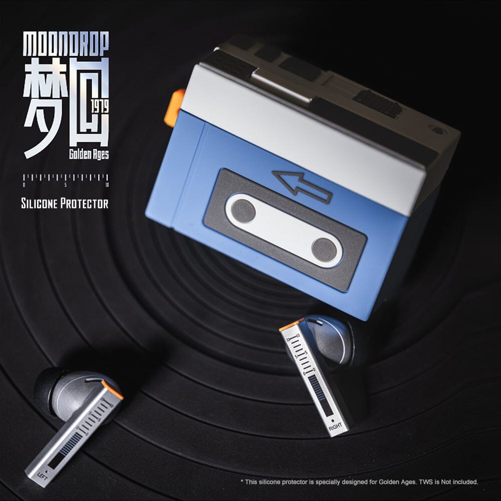 Moondrop Gloden Ages 13mm Super Linear Planar Magnetic Driver True Wireless Earbuds HiFiGo Silicone Protector 