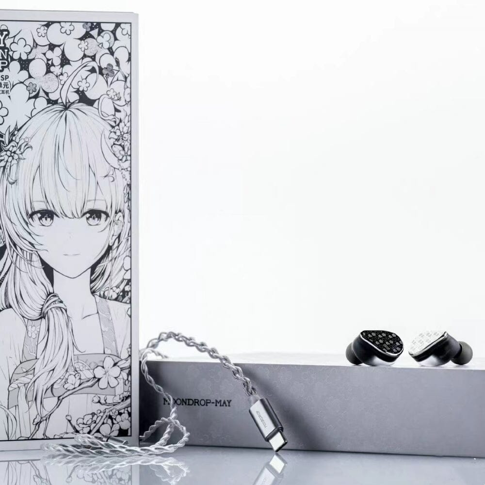 Moondrop May DSP Fully Balanced DD+Planar Hybrid Drivers HiFi IEMs HiFiGo 