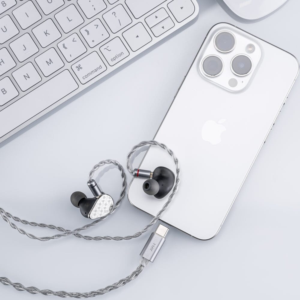 Moondrop May DSP Fully Balanced DD+Planar Hybrid Drivers HiFi IEMs HiFiGo 