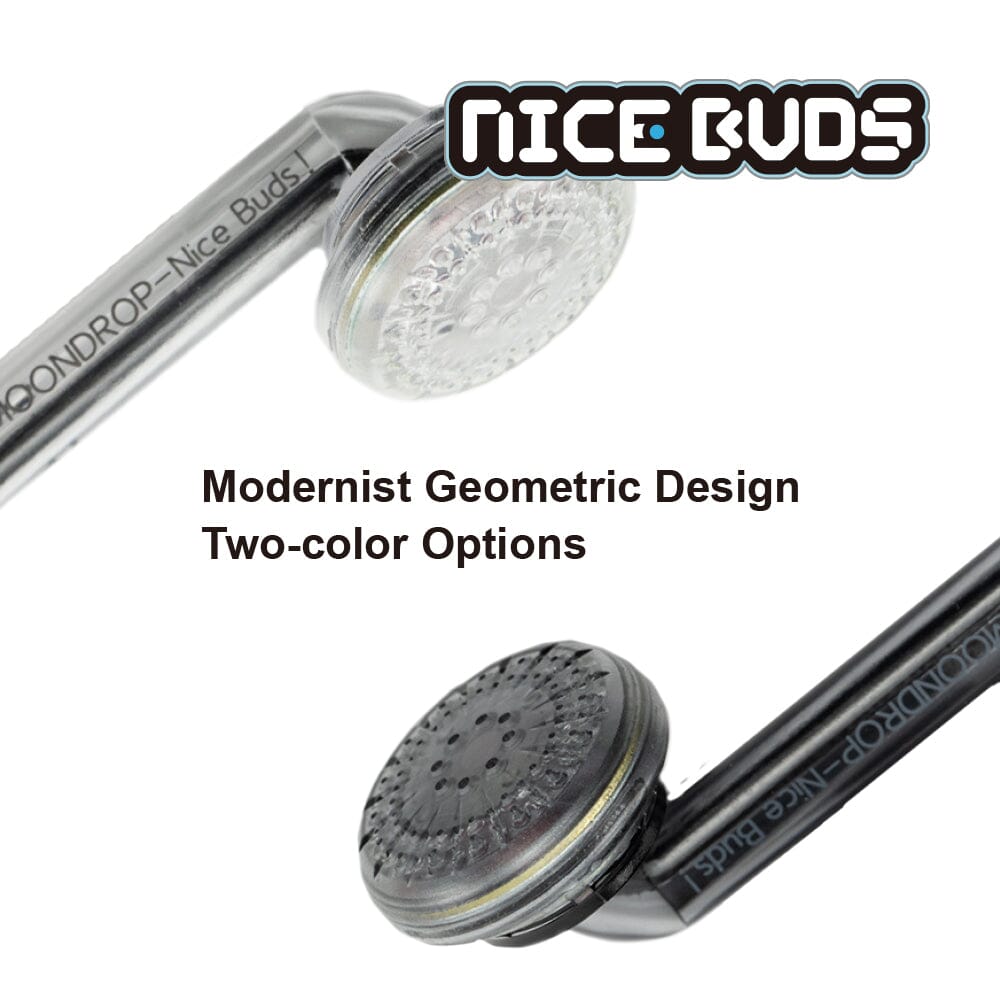 Moondrop NiceBuds 15.4mm Dynamic Driver Flat-Headed Earbuds Moondrop 