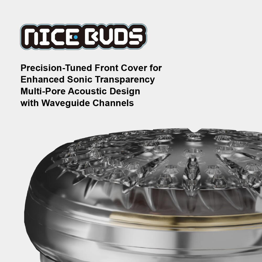 Moondrop NiceBuds 15.4mm Dynamic Driver Flat-Headed Earbuds Moondrop 