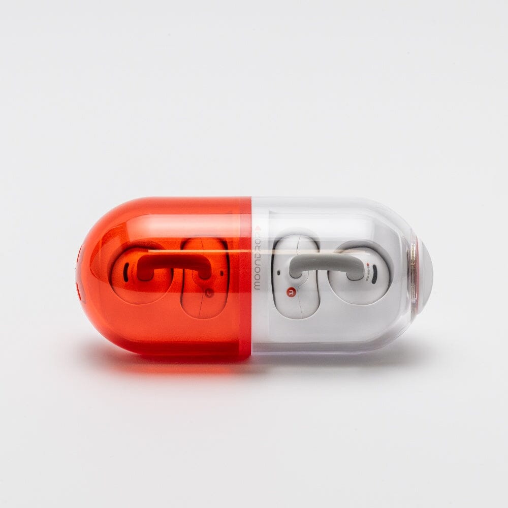 Moondrop PILL 13mm Dynamic Driver BT 6.0 OWS Earbuds HiFiGo PILL-Red 