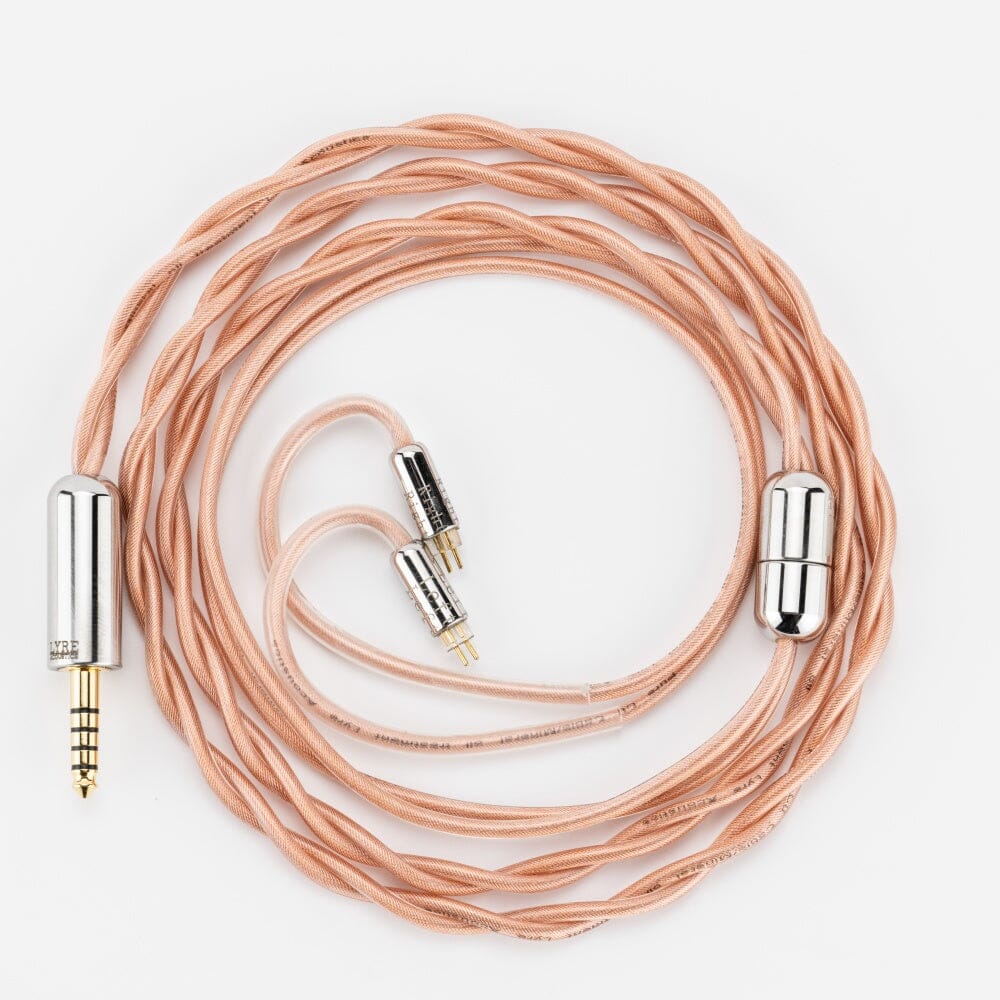 Moondrop Silver Pill Oxygen-Free Copper Silver-Plated Earphone Upgrade Cable HiFiGo 