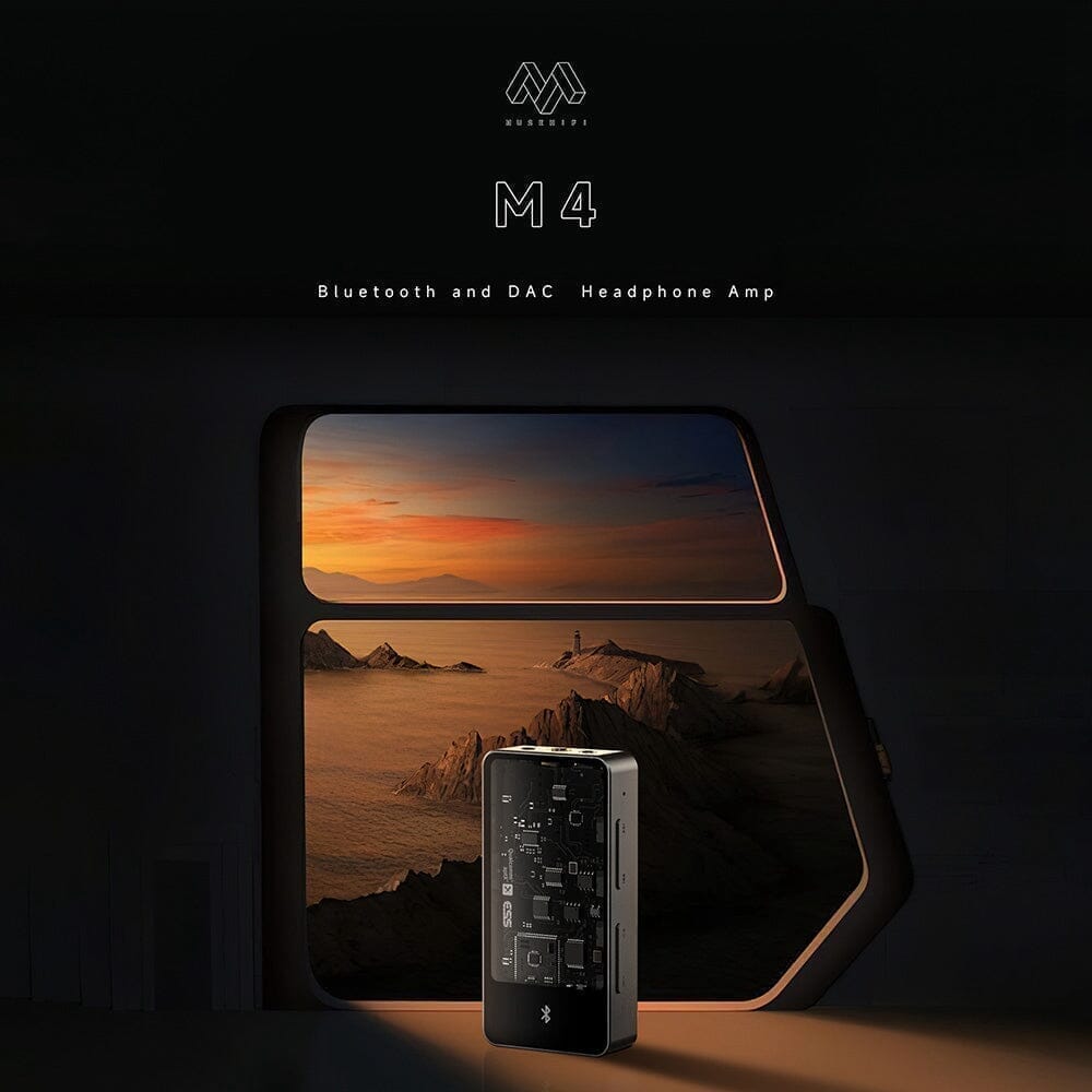 MUSE HiFi M4 Portable Bluetooth 5.1 Flagship ES9038Q2M DAC Decoding Chip Headphone AMP HiFiGo 