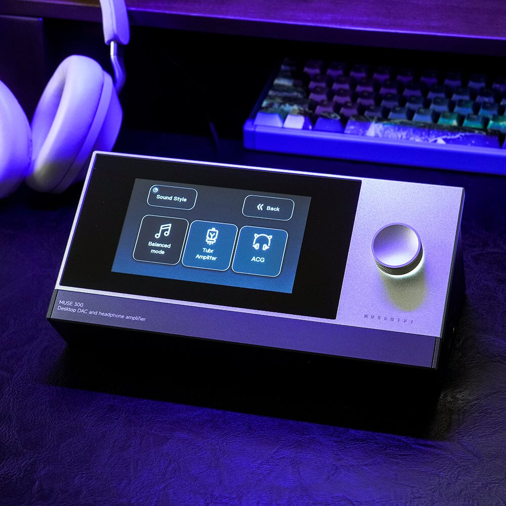 MuseHiFi Muse 300 / Muse300 ES9039 Ultra Bluetooth 5.4 Desktop DAC/AMP with an OS HiFiGo 