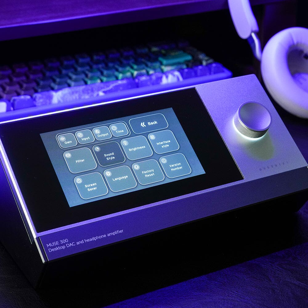 MuseHiFi Muse 300 / Muse300 ES9039 Ultra Bluetooth 5.4 Desktop DAC/AMP with an OS HiFiGo 