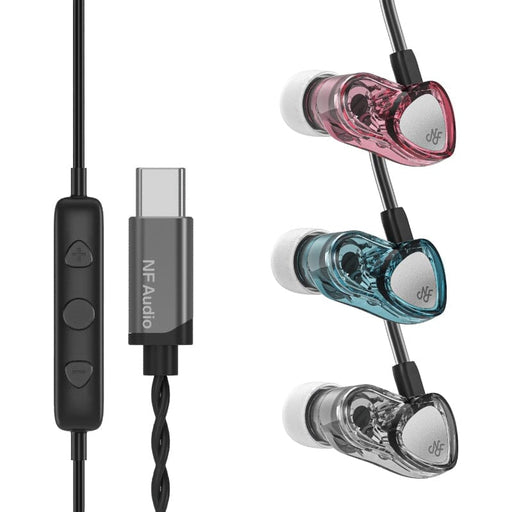 NF Audio RA05 6mm High-Magnetic Micro Dynamic Driver In-Ear Earphones HiFiGo 