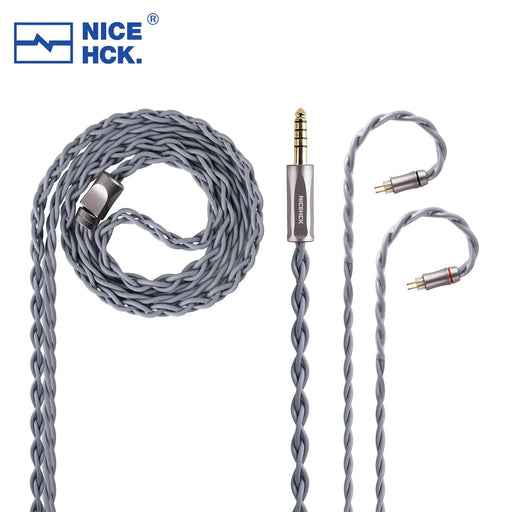NiceHCK 1950saga Ultrapure Pressing ECAP OCC IEM Cable HiFiGo 3.5mm-MMCX 