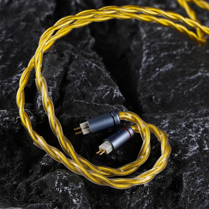 NICEHCK AuKing Flagship 7N OCC 4N Gold-Plated HiFi In-Ear Earphone Cable HiFiGo 
