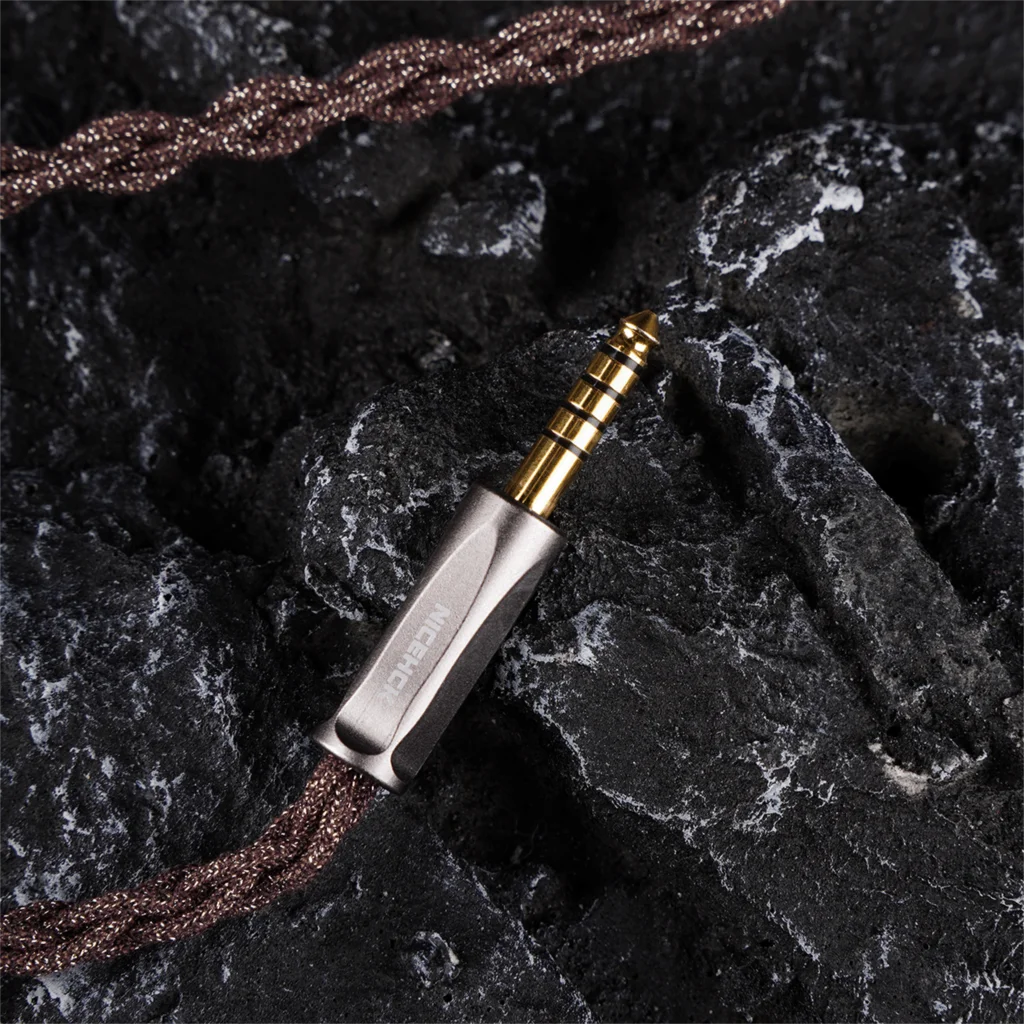 NiceHCK ChocJam 7N Silver Plated OCC+Silver Plated Critically Annealed Copper IEM Cable HiFiGo 