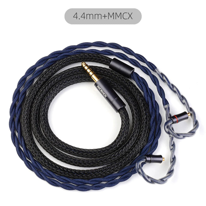 NiceHCK DragonScale 7N OCC+PA Silver Alloy Mixed Earphone Cable HiFiGo 