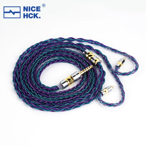 NiceHCK DualGod Silver Plated Furukawa Copper+Graphene HiFi IEM Upgrade Cable HiFiGo 