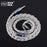 NiceHCK GalaxyLab 7N 9µm Silver Foil Plated OCC + Silver Plated Induction Annealing Copper Cable HiFiGo 