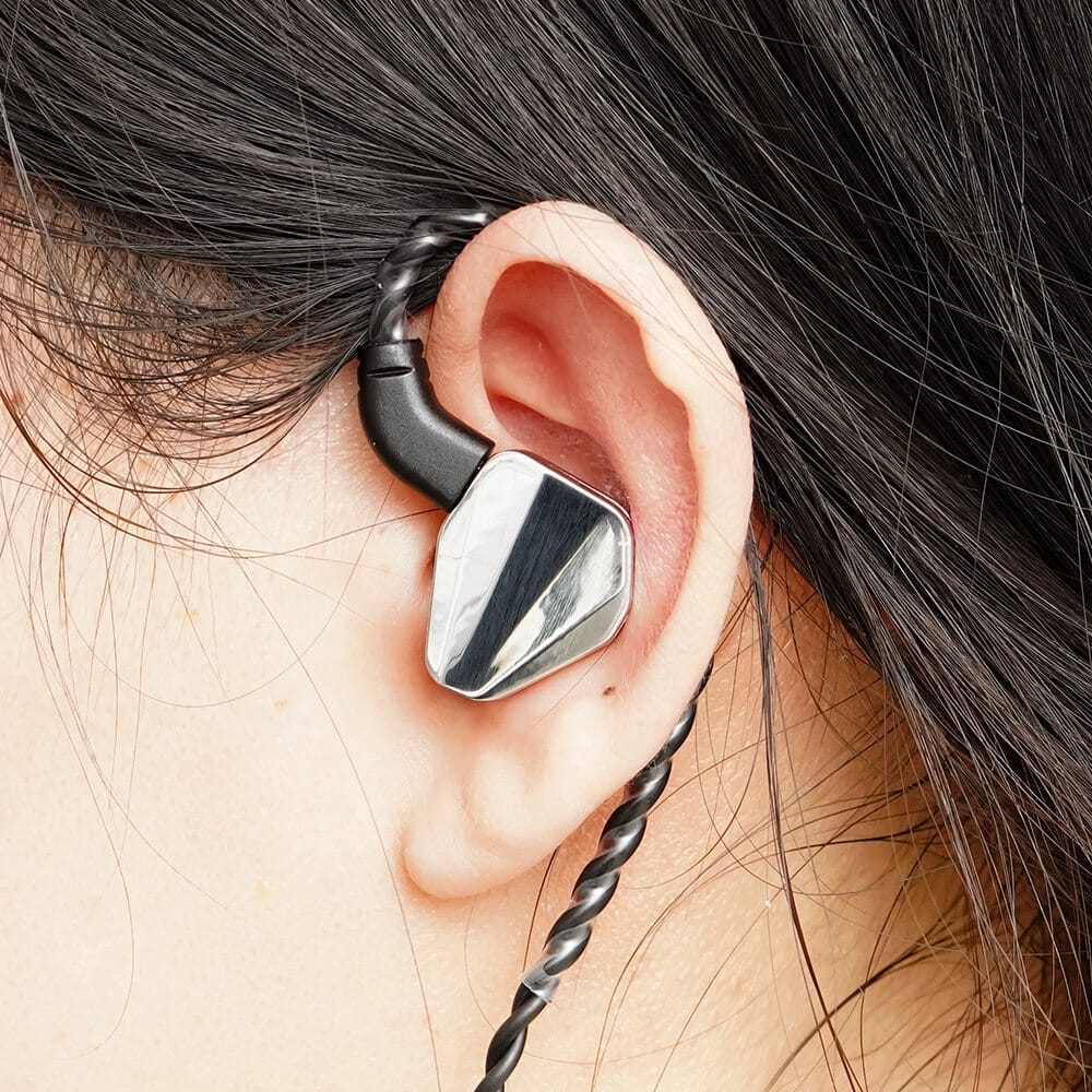 NiceHCK JIALAI Carat 10mm DLC Titanium-Coated Diaphragm Dynamic Driver In-Ear Earphones HiFiGo 