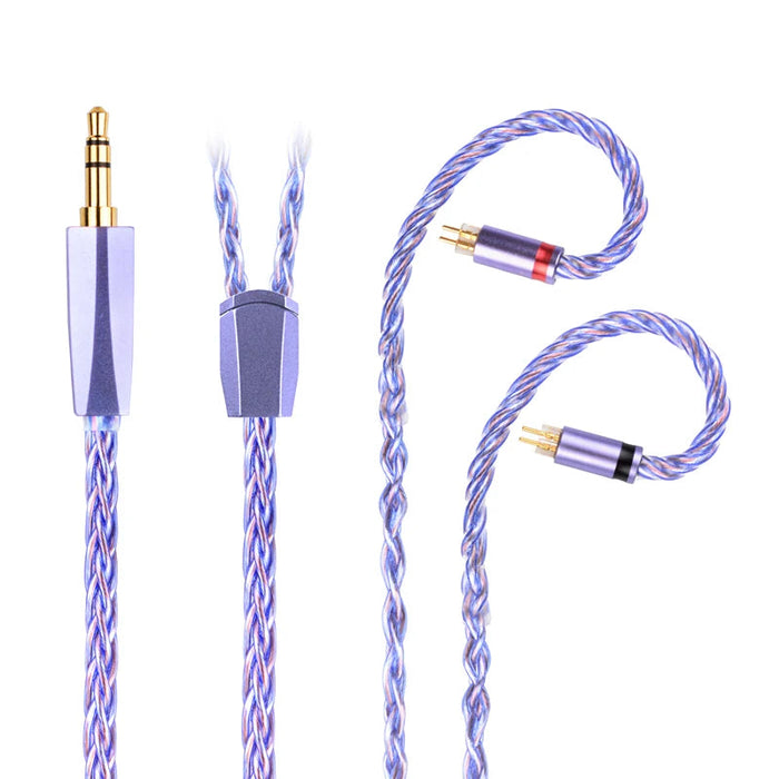 NiceHCK Spacecloud Ultra Flagship 6N Silver Plated OCC+7N OCC Mixed Cable HiFiGo 3.5mm to 2Pin 