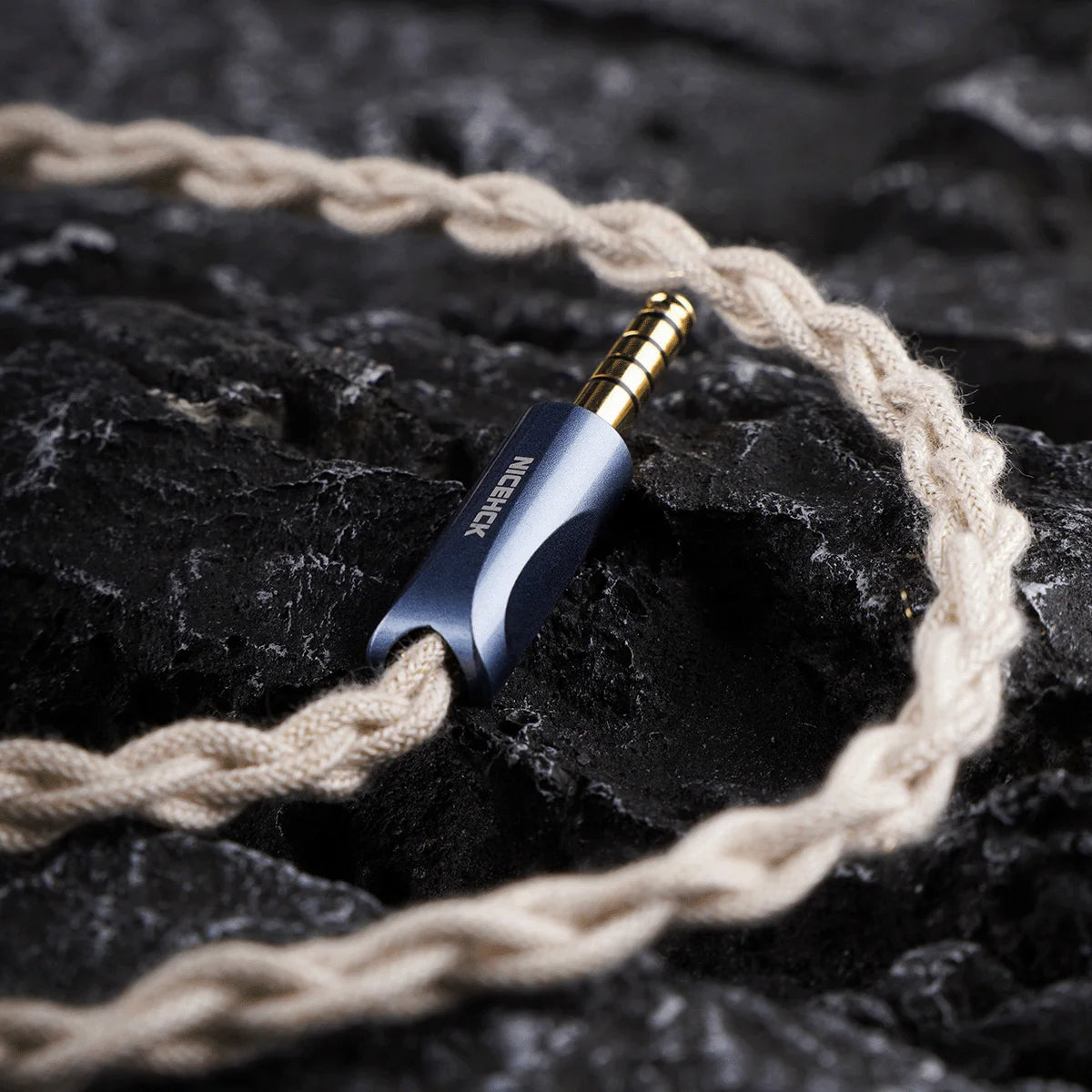 NiceHCK WabiZone 7N OCC+5N Single Crystal Silver HiFi IEM Cable HiFiGo 