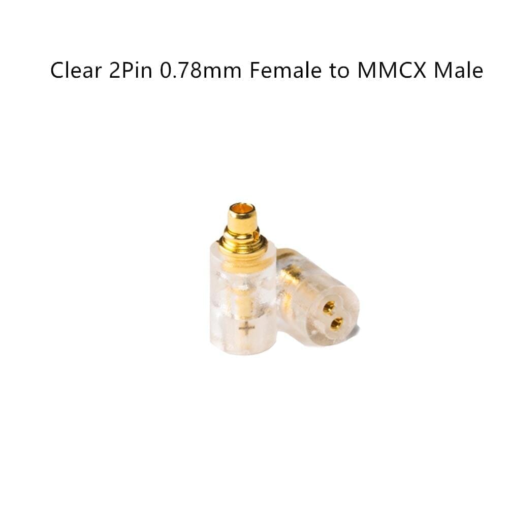 OE Audio CIEM 2Pin 0.78mm to MMCX /MMCX to 2Pin 0.78mm Earphone Adapter HiFiGo Clear 2Pin to MMCX 