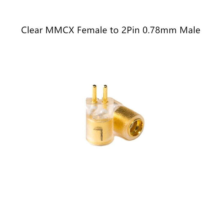 OE Audio CIEM 2Pin 0.78mm to MMCX /MMCX to 2Pin 0.78mm Earphone Adapter HiFiGo Clear MMCX to 2Pin 