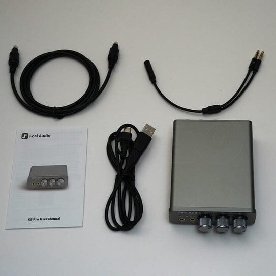 Open Box Fosi Audio K5 PRO Mini Stereo Gaming DAC & Headphone AMP
