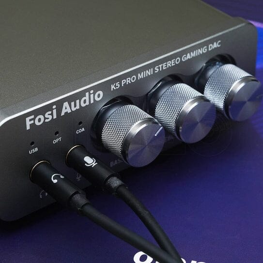 Headphone Amp Amp And Dac For Gaming Open Box Fosi Audio K5 PRO