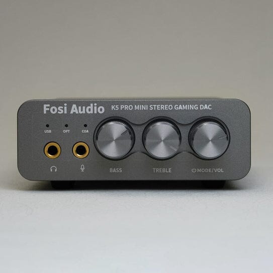 Open Box Fosi Audio K5 PRO Mini Stereo Gaming DAC & Headphone AMP HiFiGo 