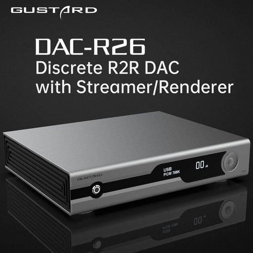 Open Box GUSTARD DAC-R26 Discrete R2R DAC With Streamer Renderer HiFiGo 