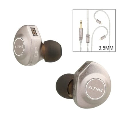 Open Box KEFINE Delci AE 10mm Dynamic Driver In-Ear Earphone HiFiGo 