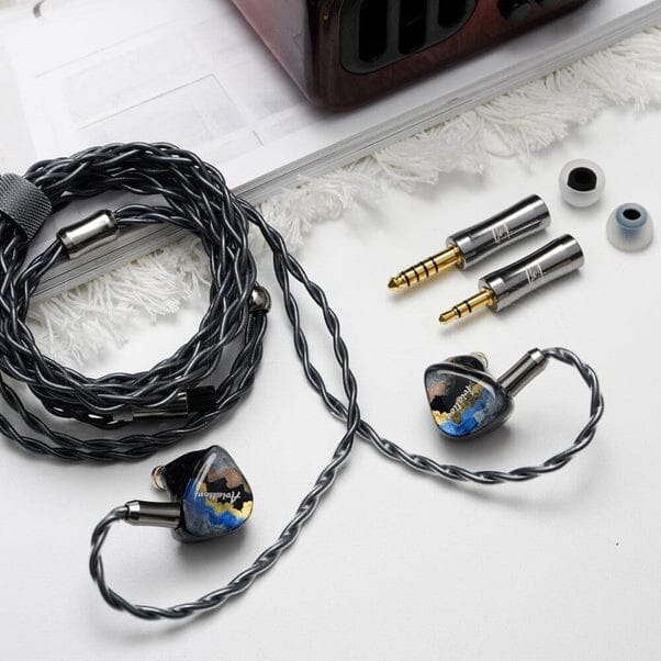 Open Box QoA Aviation 3 Knowles BA+1 DD Hybrid In-Ear Monitors HiFiGo 