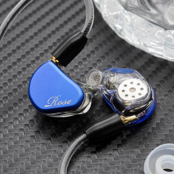 Open Box Rose Technics QT-7 PRO2 1DD+2BA Hybrid Drivers IEMs (Ships Only to Japan) HiFiGo 