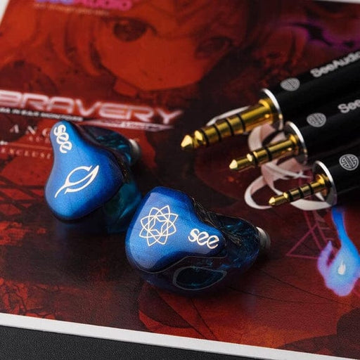 Open Box SeeAudio Bravery AE Limited Edition 4BA IEMs (Ships Only to Japan) HiFiGo Open Box SeeAudio Bravery AE-Blue (Ships Only to Japan) 