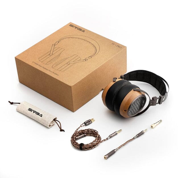 Open Box SIVGA P2 PRO Planar Diaphragm Driver Wood Headphone HiFiGo 