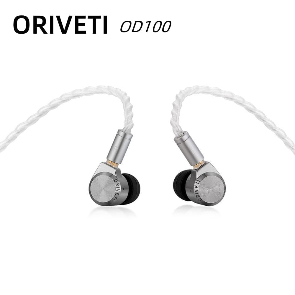 ORIVETI OD100 Exclusive DLC 9.2mm Dynamic Driver IEMs HiFiGo OD100-Silver 